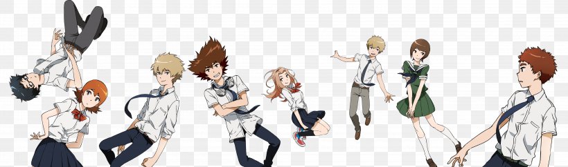 Digimon World Sora Takenouchi Mimi Tachikawa Omnimon Digimon Adventure Tri., PNG, 4640x1374px, Watercolor, Cartoon, Flower, Frame, Heart Download Free