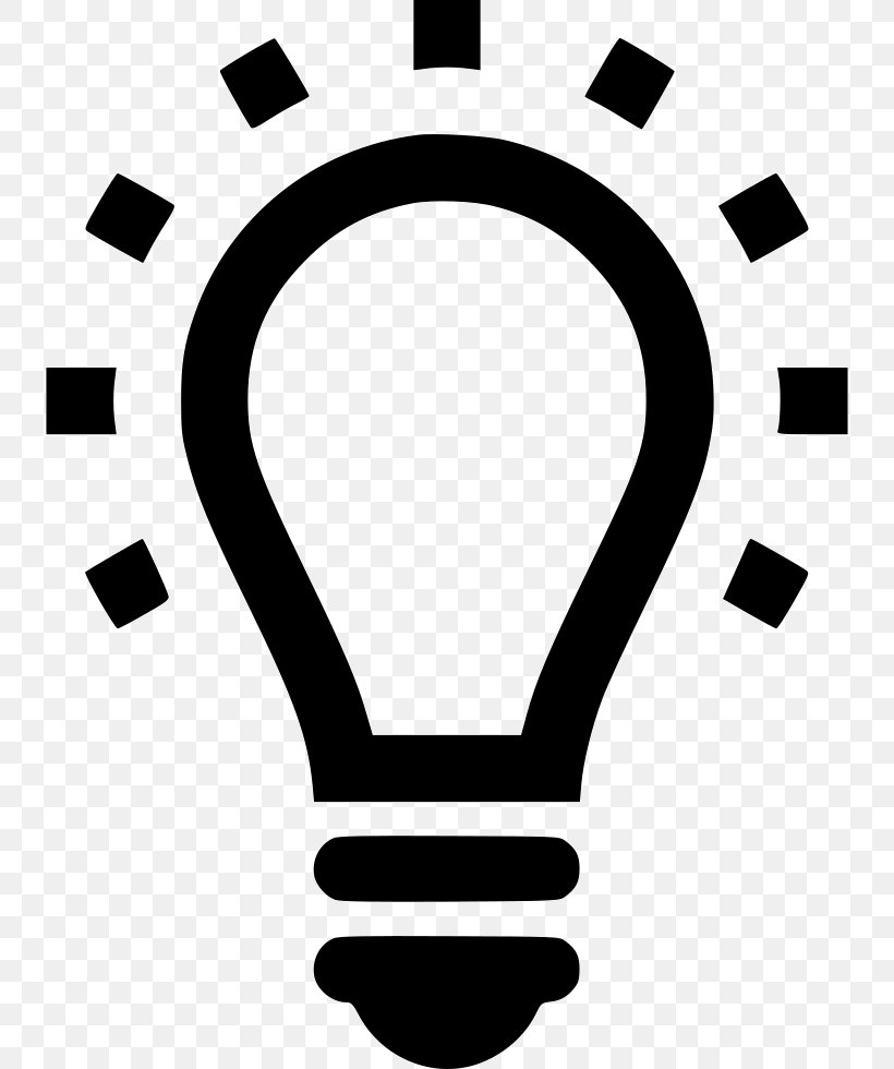 Incandescent Light Bulb Lighting Clip Art, PNG, 736x980px, Light, Black, Black And White, Brand, Electric Light Download Free