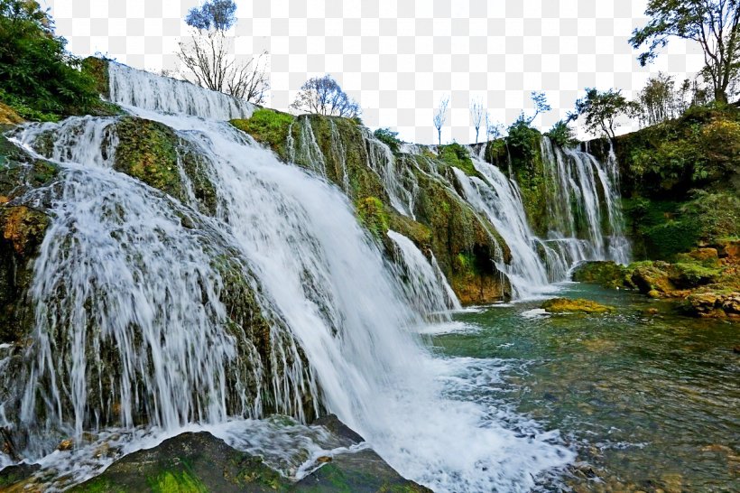 Tianhetan Scenic Area Waterfall PARA Lake Resort, PNG, 1200x800px, Waterfall, Body Of Water, Chute, Gratis, Guiyang Download Free