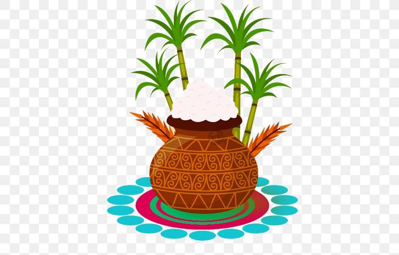 Thai Pongal Wish Makar Sankranti Greeting & Note Cards, PNG, 640x524px, Thai Pongal, Ananas, Bromeliaceae, Culture, Festival Download Free