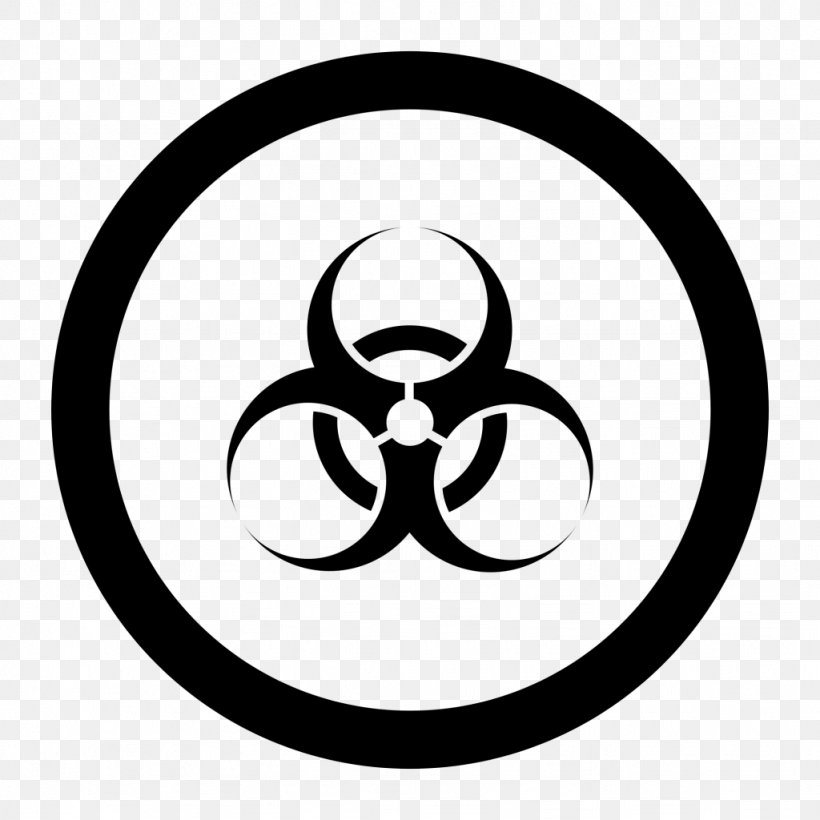 Biological Hazard Workplace Hazardous Materials Information System Combustibility And Flammability Dangerous Goods Hazard Symbol, PNG, 1024x1024px, Biological Hazard, Area, Black, Black And White, Chemical Substance Download Free