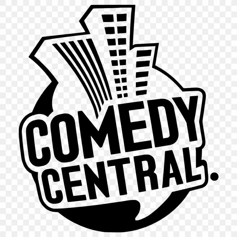 Comedy Central Comedian Television Show Logo, PNG, 1024x1024px, Comedy Central, Area, Artwork, Black And White, Brand Download Free