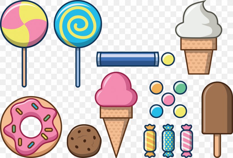 Doughnut Lollipop Euclidean Vector Clip Art, PNG, 2339x1591px, Doughnut, Artwork, Candy, Confectionery, Dessert Download Free