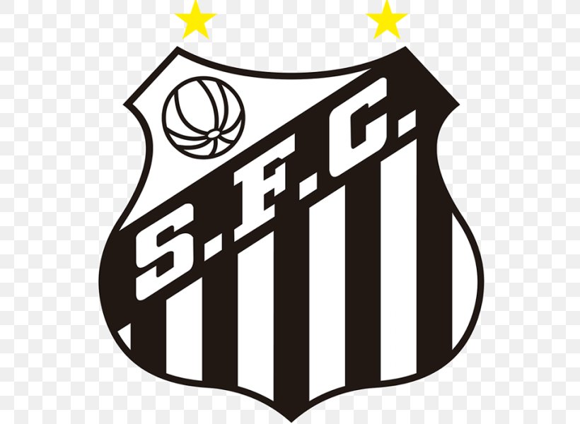 Santos FC Santos, São Paulo Campeonato Brasileiro Série A Copa Libertadores Football, PNG, 600x600px, Santos Fc, Area, Artwork, Black And White, Brand Download Free