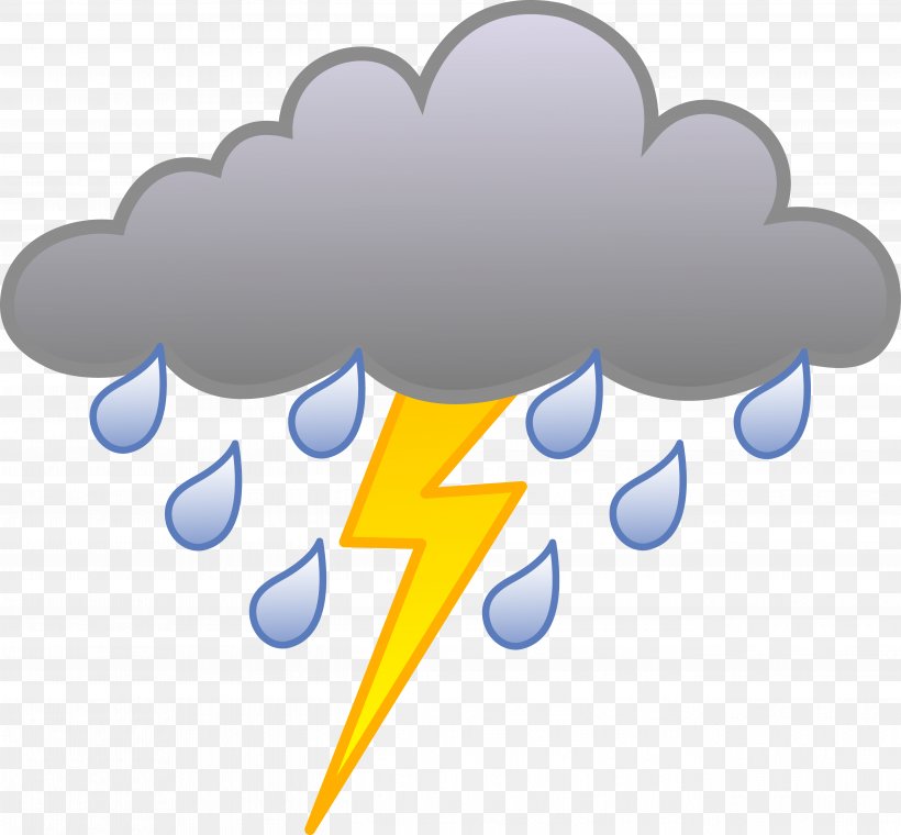 Thunderstorm Rain Clip Art, PNG, 5277x4894px, Storm, Cloud, Free Content, Lightning, Presentation Download Free