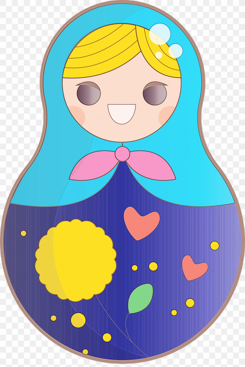 Character Yellow Headgear Pattern Line, PNG, 2003x3000px, Colorful Russian Doll, Area, Character, Character Created By, Headgear Download Free
