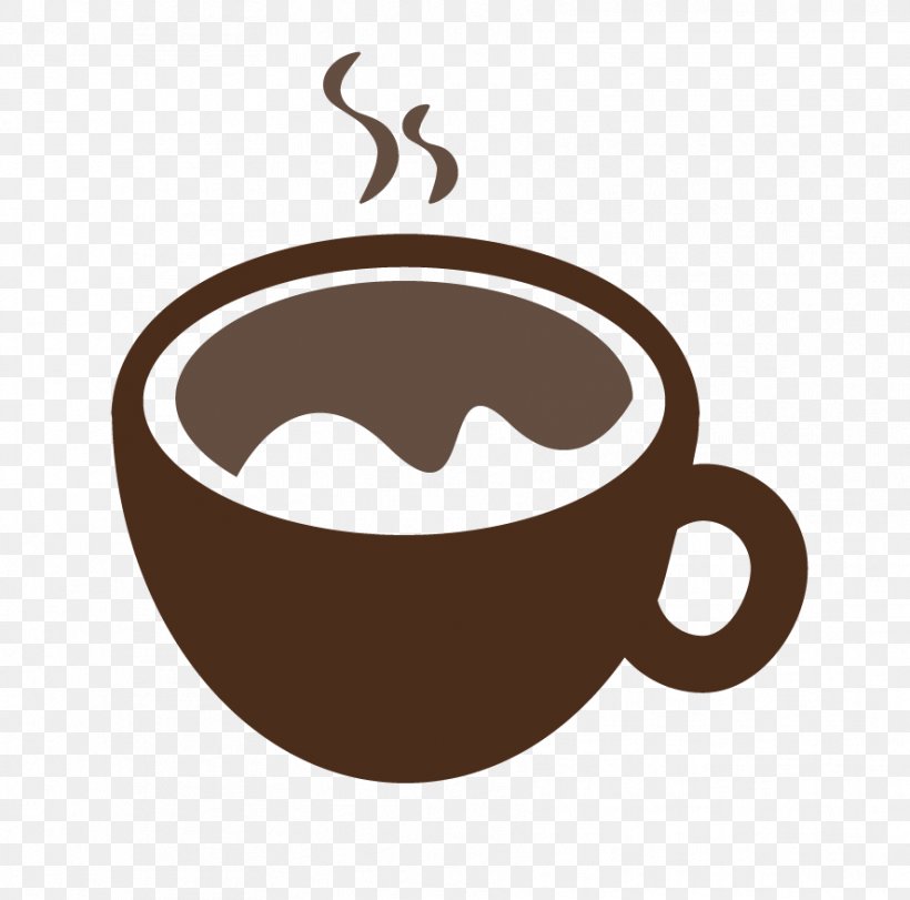 Coffee Cup Teacup Icon, PNG, 887x878px, Coffee, Brand, Brown, Caffeine, Coffee Cup Download Free