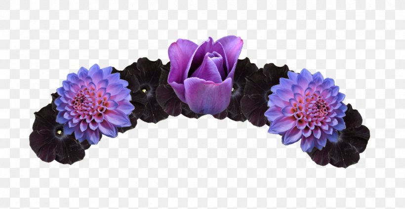 Flower Crown Headband Purple Rose, PNG, 1280x661px, Flower, Black, Blue, Clothing Accessories, Crown Download Free