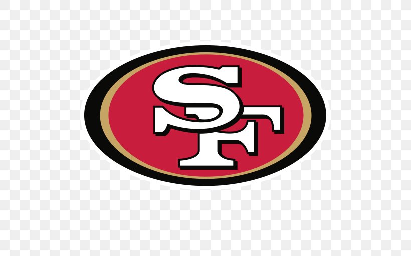 San Francisco 49ers NFL Washington Redskins American Football, PNG, 512x512px, San Francisco 49ers, American Football, Area, Brand, Decal Download Free