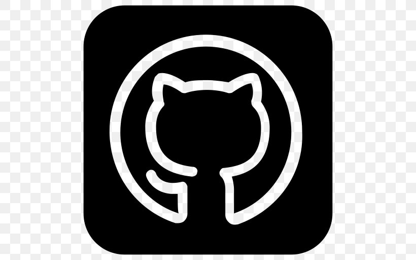 Social Media GitHub Symbol, PNG, 512x512px, Social Media, Black, Black And White, Emoji, Git Download Free