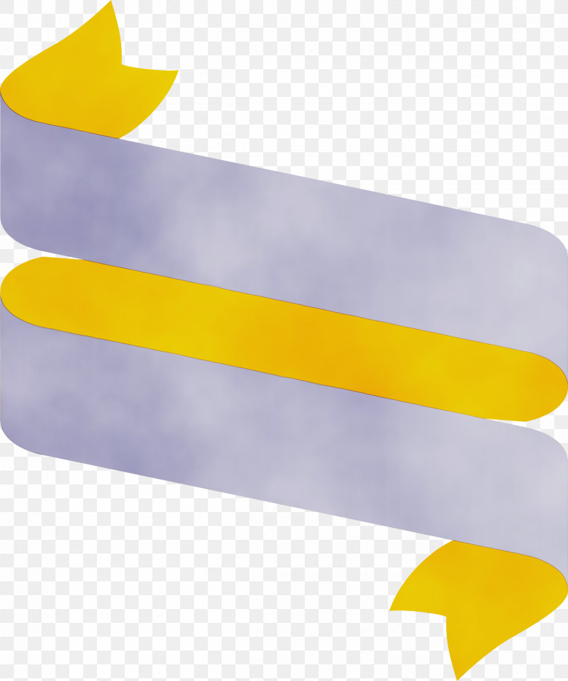 Yellow Line Rectangle, PNG, 2498x3000px, Ribbon, Line, Multiple Ribbon, Paint, Rectangle Download Free