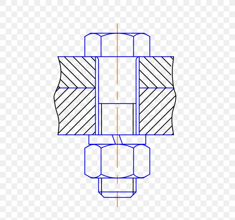 Bolted Joint Nut Gasket Fastener, PNG, 505x768px, Bolted Joint, Area, Bolt, Clamp, Diagram Download Free