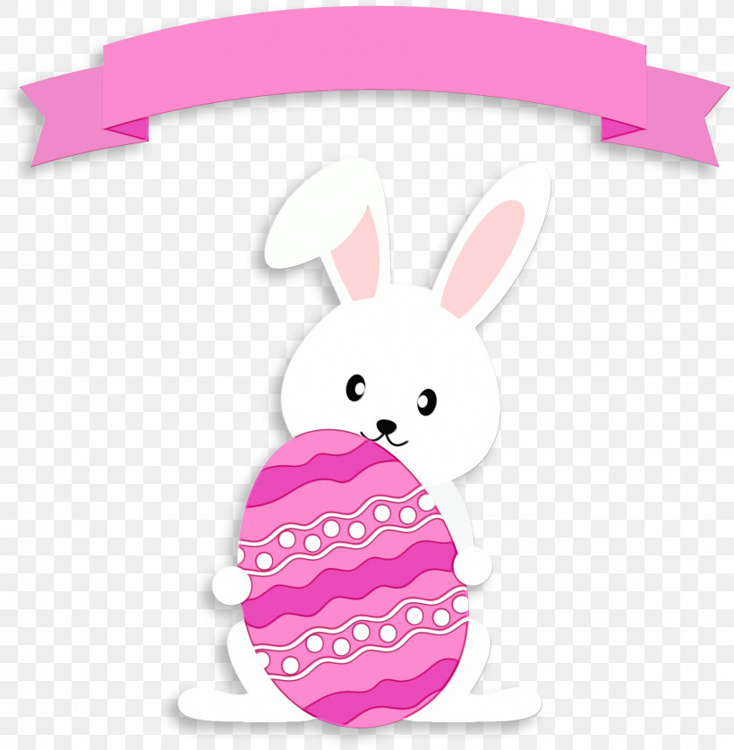 Easter Bunny, PNG, 1777x1814px, Watercolor, Cartoon, Easter Bunny, Easter Egg, Heart Download Free