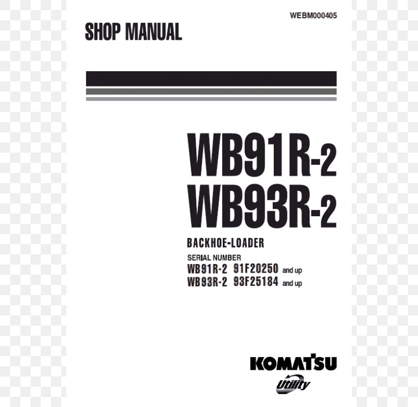 Komatsu Limited Komatsu 960E-1 Product Manuals Backhoe Loader Owner's Manual, PNG, 800x800px, Komatsu Limited, Area, Backhoe, Backhoe Loader, Black And White Download Free