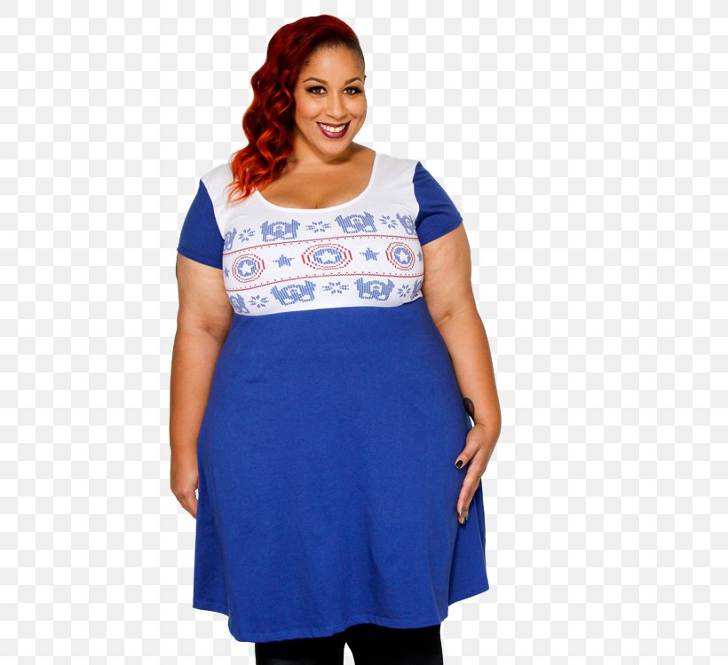 T-shirt Waist Sleeve Dress, PNG, 750x750px, Tshirt, Abdomen, Blue, Clothing, Cobalt Blue Download Free