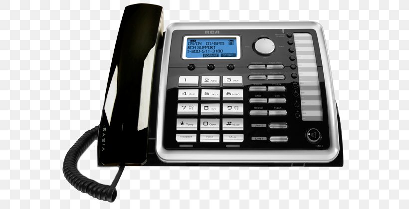 Cordless Telephone Home & Business Phones Digital Enhanced Cordless Telecommunications RCA ViSYS 25252, PNG, 600x419px, Cordless Telephone, Answering Machine, Answering Machines, Call Waiting, Corded Phone Download Free