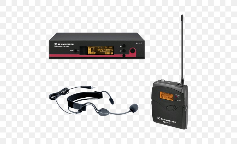 Headset Wireless Microphone Set Sennheiser Ew 152 G3-1G8 Transfer Type:Radio, PNG, 500x500px, Microphone, Audio, Audio Equipment, Audio Receiver, Electronic Device Download Free