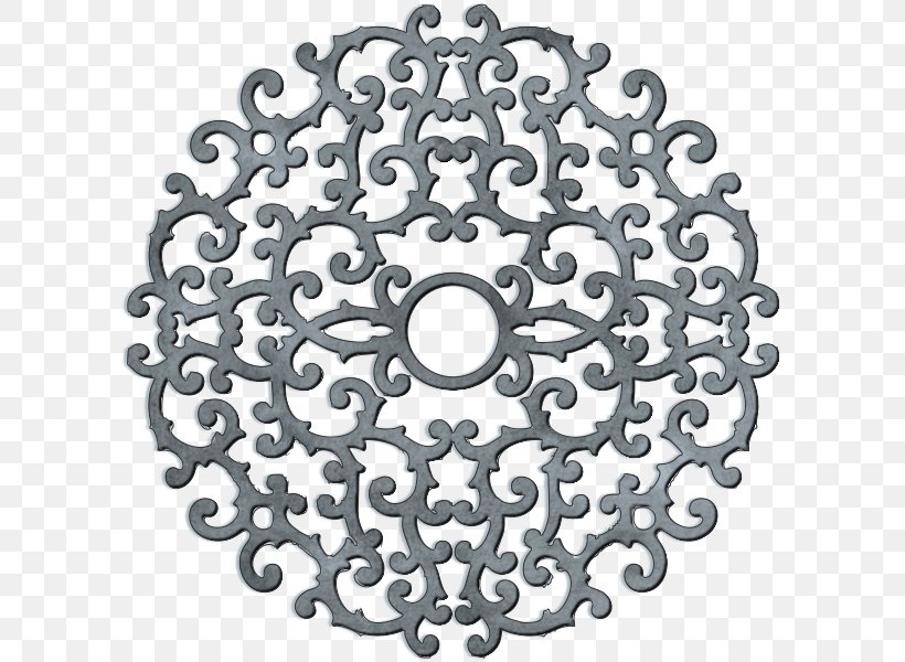 Paper Ceiling Medallion Stencil Stationery, PNG, 600x600px, Paper, Antique, Black And White, Blacksmith, Ceiling Download Free
