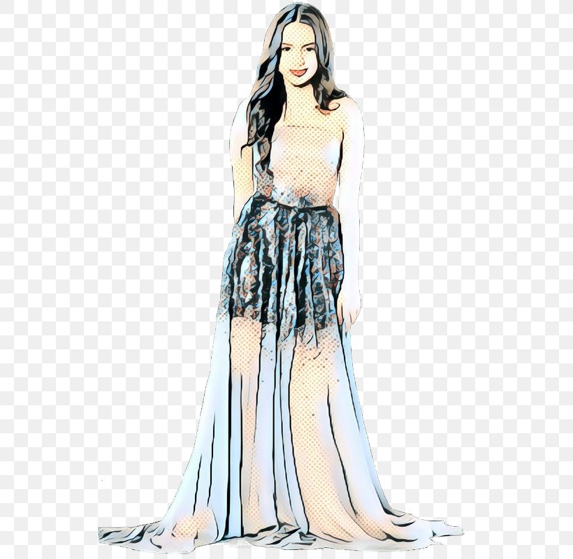 Clothing Dress Gown Fashion Model Fashion Illustration, PNG, 538x800px ...