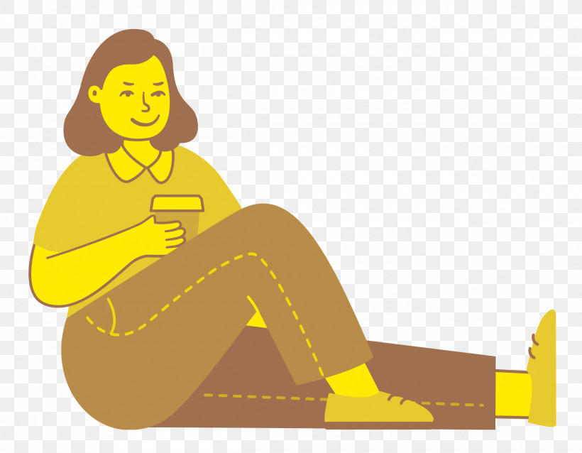 Sitting On Floor Sitting Woman, PNG, 2500x1948px, Sitting On Floor, Cartoon, Cartoon M, Competence, French Language Download Free