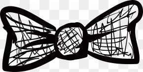 Hand Drawn Bow Tie - T-shirt Necktie Bow Tie Top PNG