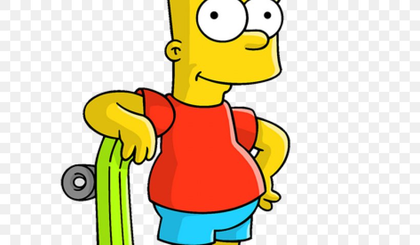 Bart Simpson Lisa Simpson Maggie Simpson Homer Simpson Marge Simpson, PNG, 640x480px, Bart Simpson, Area, Artwork, Beak, Cartoon Download Free