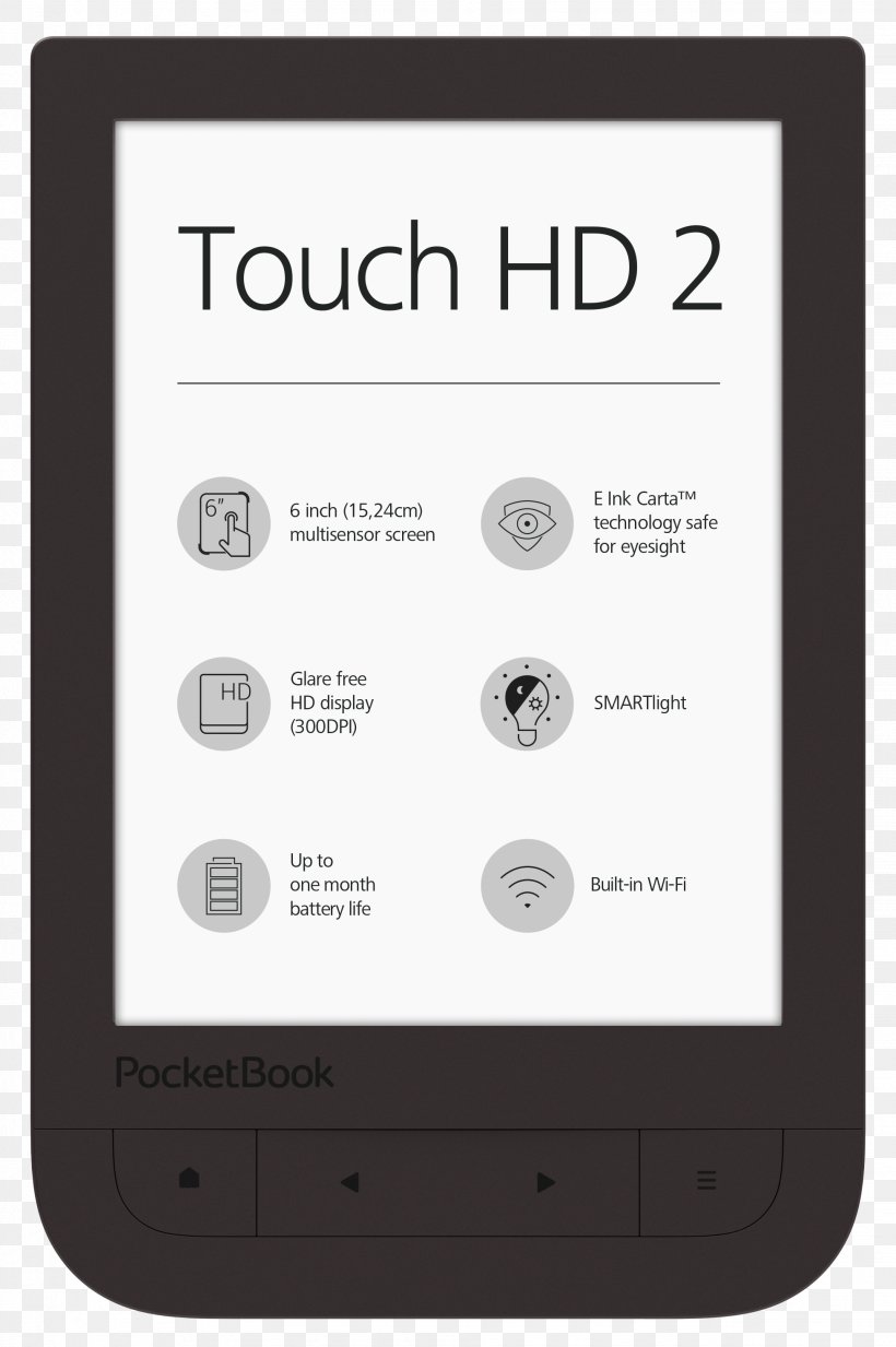 EBook Reader 15.2 Cm PocketBookTOUCH HD PocketBook Touch HD 8 GB, PNG, 1952x2936px, Ereaders, Amazon Kindle, Amazoncom, Bookeen, Communication Device Download Free