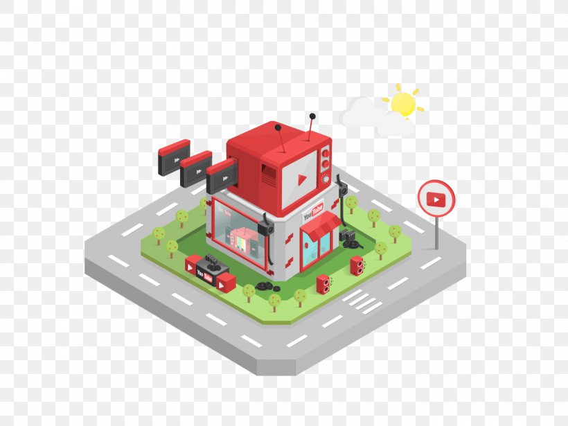 YouTube Cartoon Isometric Projection Illustration, PNG, 1400x1050px, Youtube, Behance, Cartoon, Graphic Designer, Product Design Download Free