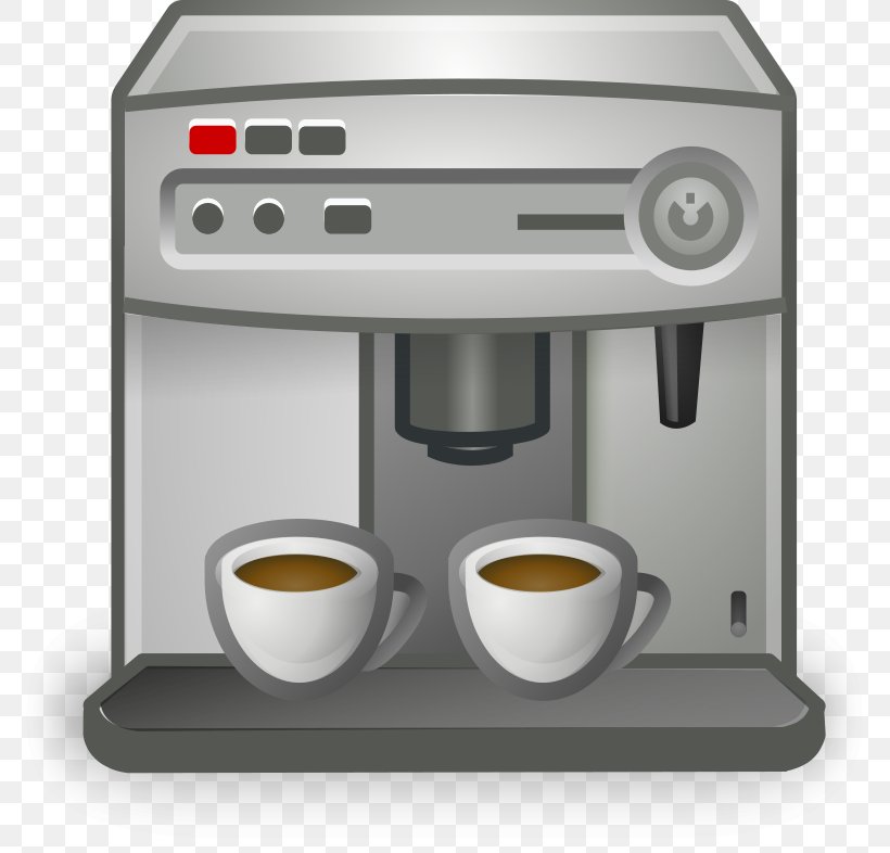 Coffeemaker Espresso Clip Art, PNG, 800x786px, Coffee, Coffea, Coffee Bean, Coffee Cup, Coffeemaker Download Free