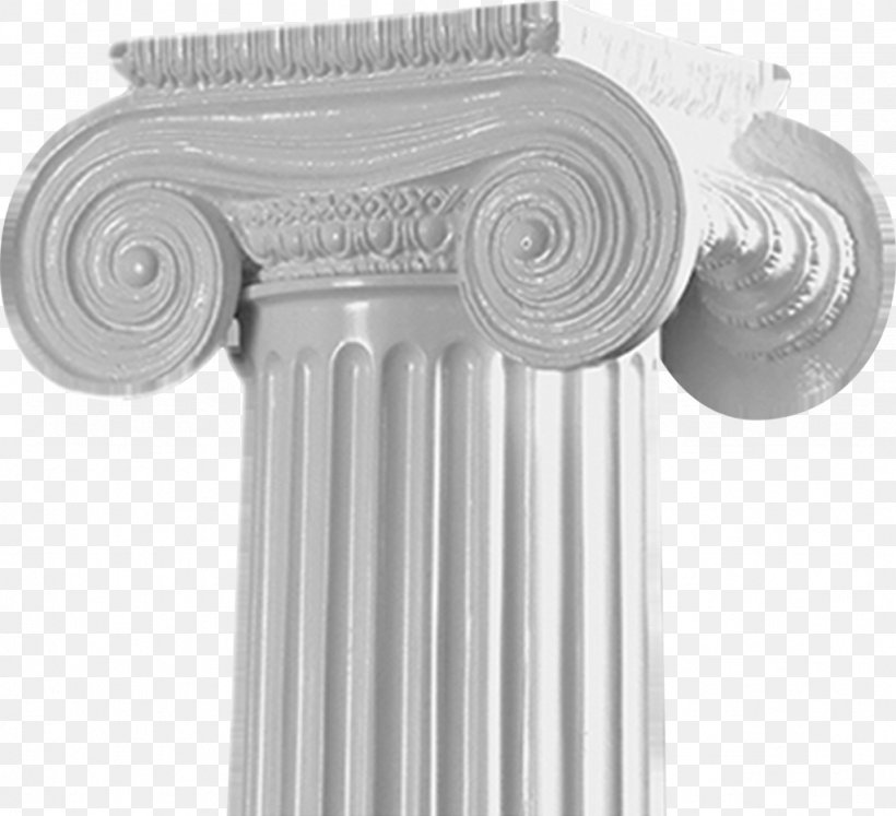 Column Capital Fluting Beam Post, PNG, 1024x933px, Column, Abacus, Beam, Black And White, Capital Download Free
