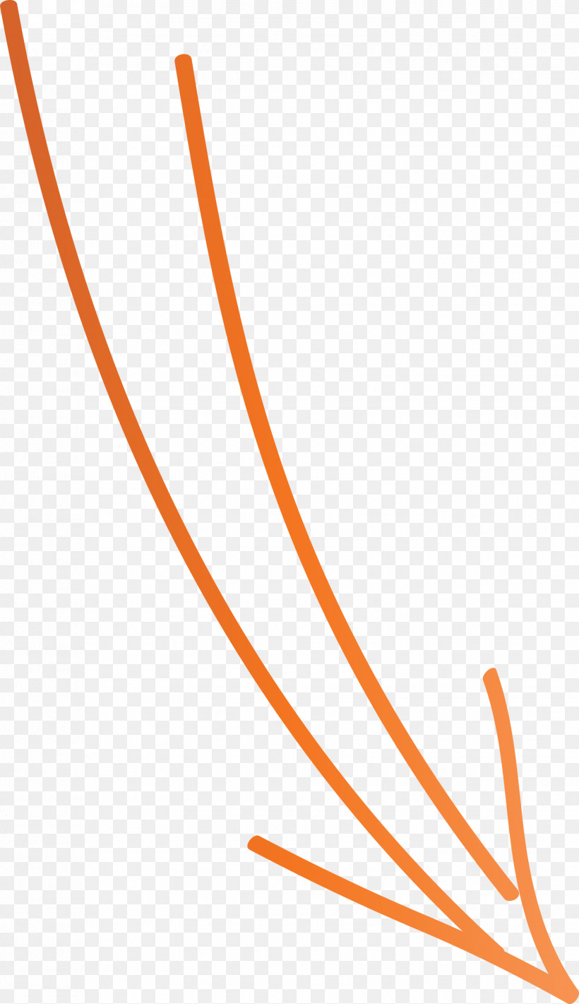 Hand Drawn Arrow, PNG, 1730x3000px, Hand Drawn Arrow, Line, Orange Download Free