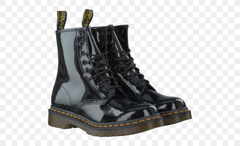 Motorcycle Boot Dr. Martens Shoe Patent Leather, PNG, 500x500px, Motorcycle Boot, Black, Boot, Cowboy Boot, Dr Martens Download Free