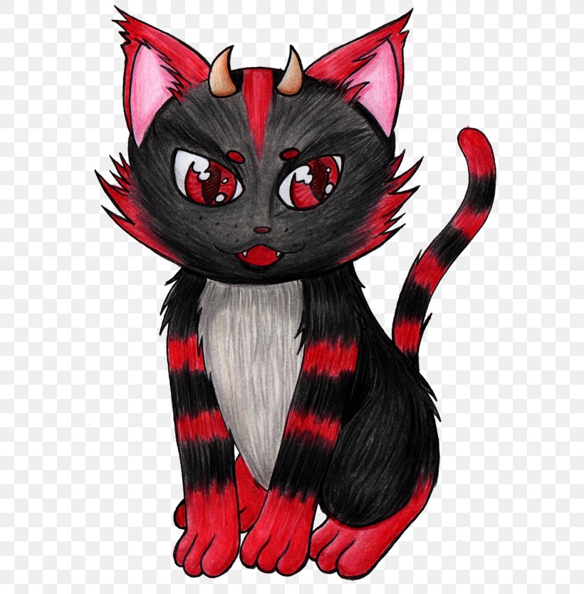 Whiskers Cat Demon Illustration Cartoon, PNG, 625x834px, Whiskers, Carnivoran, Cartoon, Cat, Cat Like Mammal Download Free