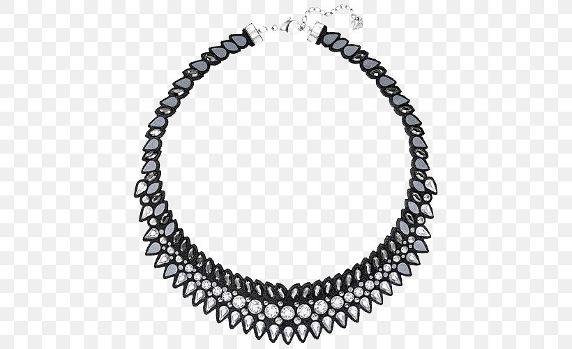 Earring Necklace Jewellery Swarovski AG Pendant, PNG, 600x500px, Earring, Bijou, Black And White, Body Jewelry, Bracelet Download Free