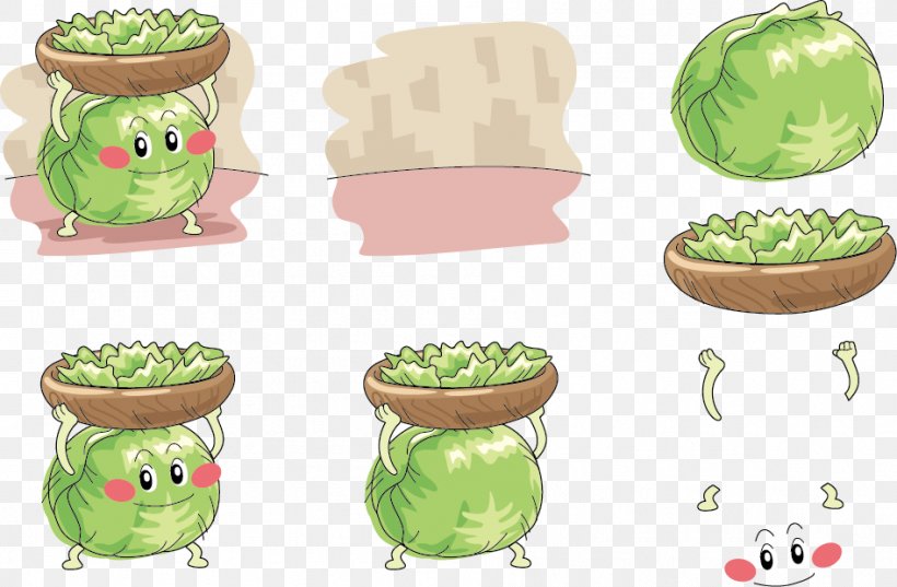 Hot Pot Vegetable Cabbage Illustration, PNG, 946x620px, Hot Pot, Cabbage, Cartoon, Chinese Cabbage, Flowerpot Download Free