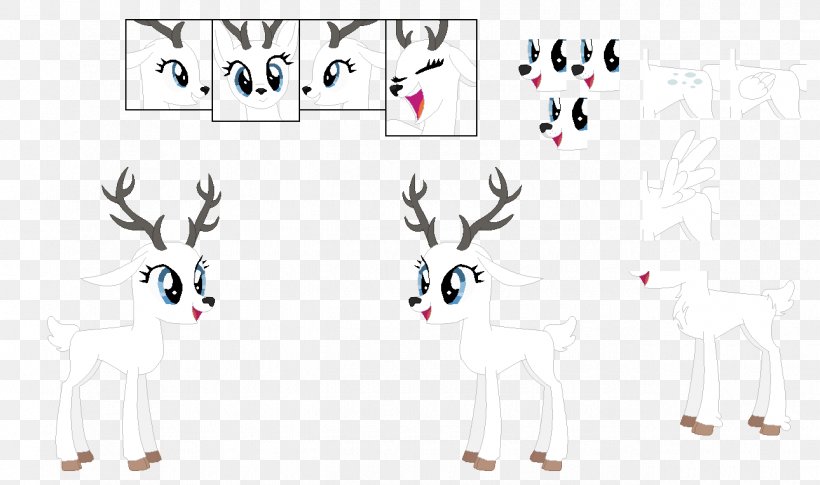 Reindeer Antler Pony Moose, PNG, 1290x764px, Watercolor, Cartoon, Flower, Frame, Heart Download Free