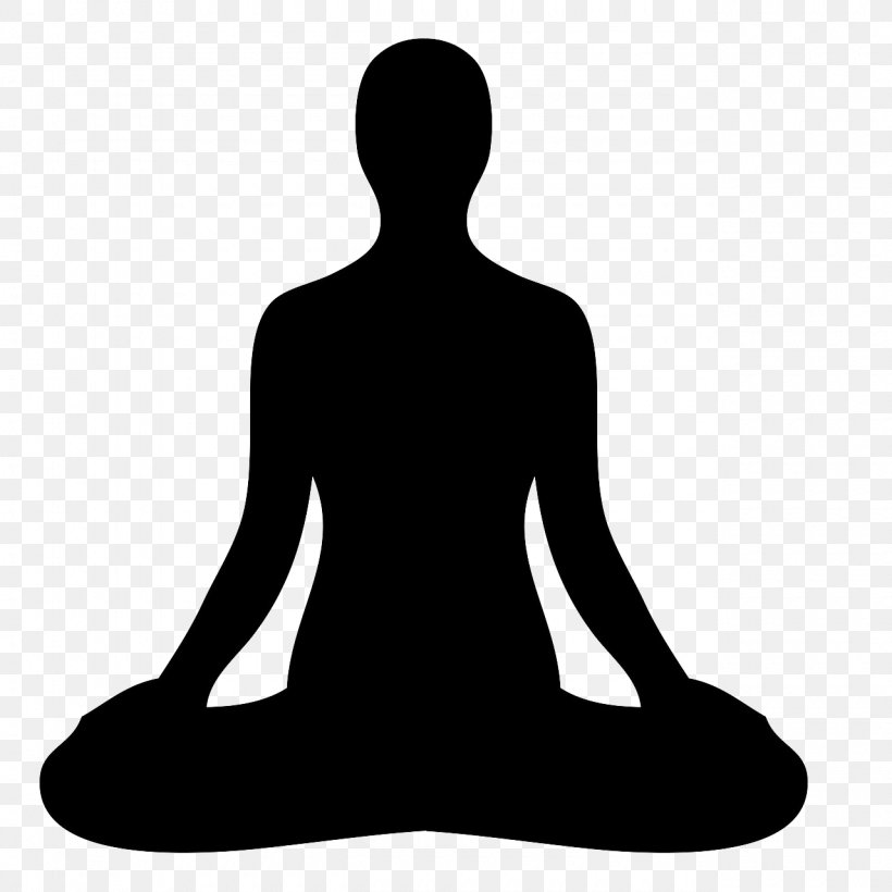 Buddhist Meditation Yoga Clip Art, PNG, 1280x1280px, Meditation, Black And White, Buddhist Meditation, Cartoon, Hand Download Free