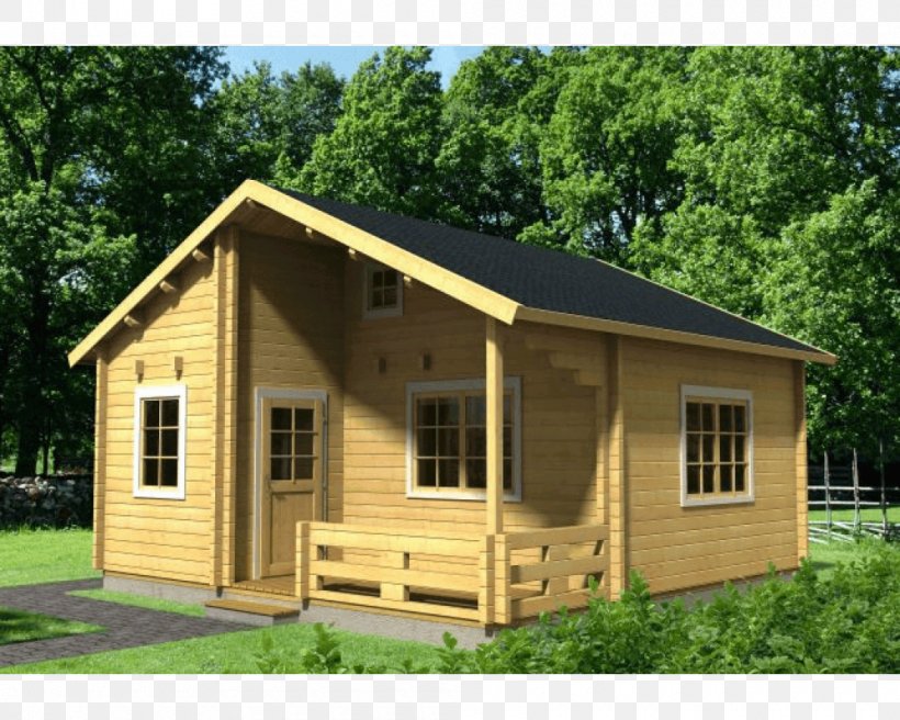 Log Cabin Log House House Plan Prefabricated Home Png 1000x800px