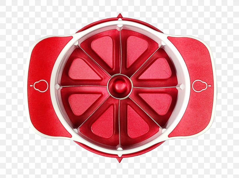 Red Wheel Automotive Wheel System Rim, PNG, 2604x1944px, Watercolor, Automotive Wheel System, Paint, Red, Rim Download Free