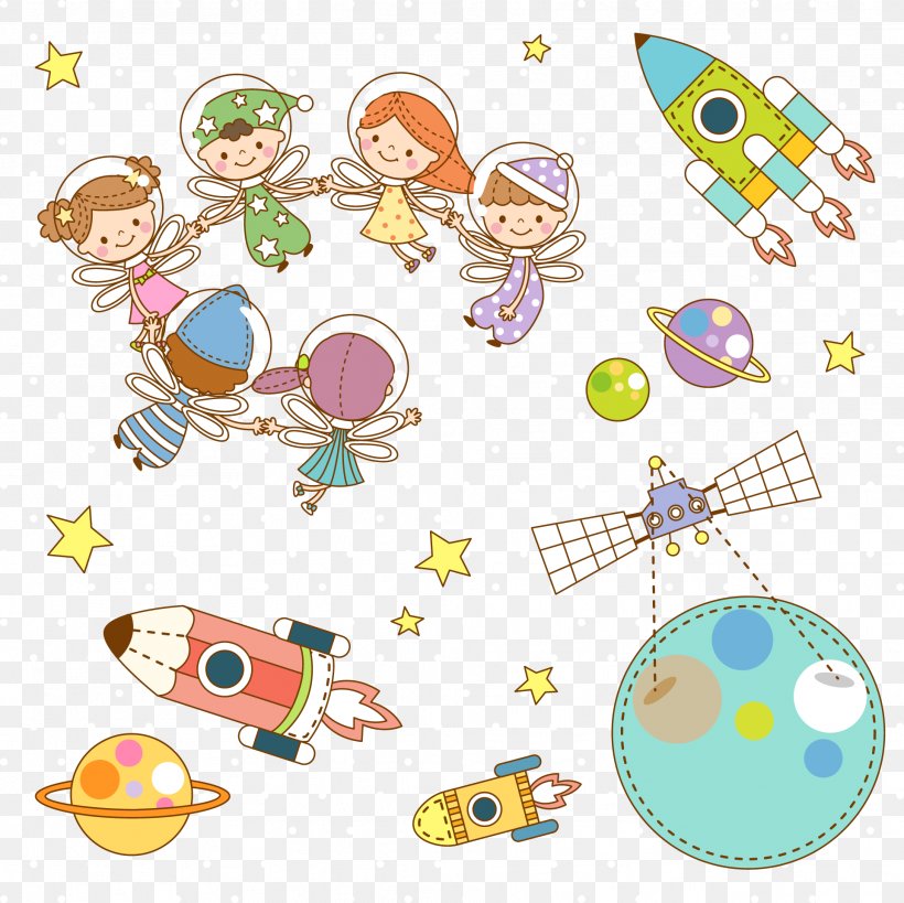 Outer Space Universe Cartoon Illustration, PNG, 1924x1923px, Outer Space, Animation, Area, Artwork, Cartoon Download Free