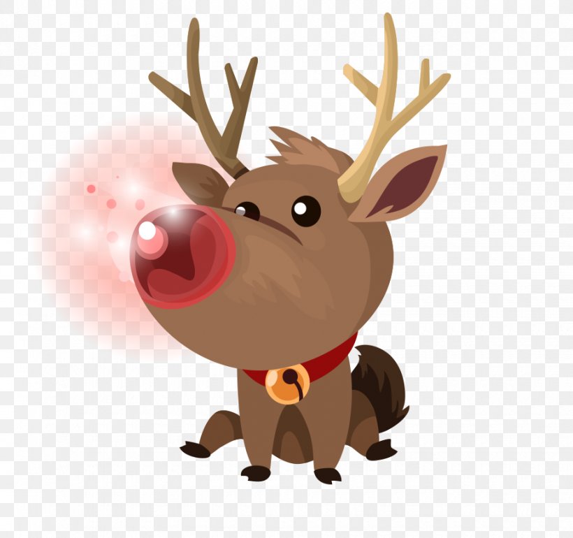 Reindeer Vertebrate Antler Cartoon, PNG, 920x864px, Deer, Animal, Antler, Cartoon, Character Download Free