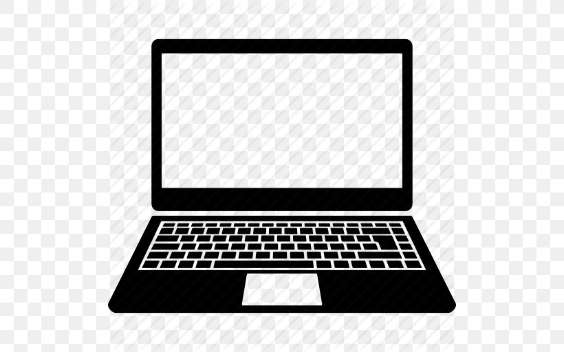 Laptop Computer Monitors Desktop Computers, PNG, 512x512px, Laptop, Black And White, Brand, Communication, Computer Download Free
