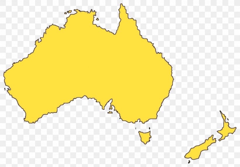 Australia Blank Map Yellow Area, PNG, 1394x970px, Australia, Area, Blank Map, Cartoon, Diagram Download Free