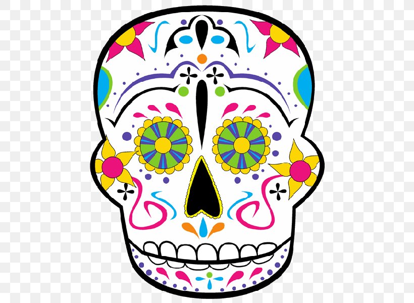 Calavera Day Of The Dead Royalty-free Stock Photography Clip Art, PNG, 480x600px, Calavera, Artwork, Day Of The Dead, Flower, Halloween Download Free