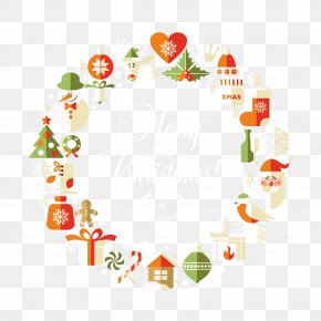 Christmas Elements - Christmas Tree Nativity Of Jesus Advent Christmas Ornament PNG
