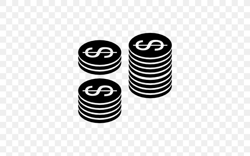 Coin Clip Art, PNG, 512x512px, Coin, Automotive Tire, Banknote, Black And White, Brand Download Free