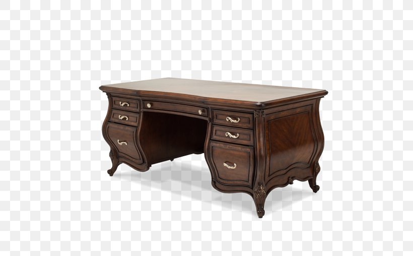 Credenza Desk Writing Desk Solid Wood Mirror, PNG, 600x510px, Desk, Antique, Credenza Desk, Furniture, Hutch Download Free
