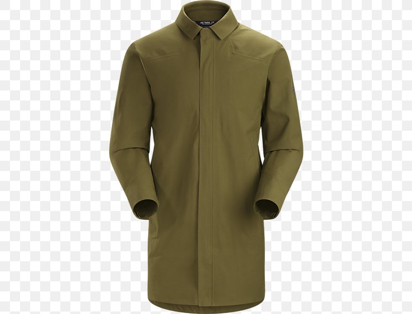 Hoodie Trench Coat Arc'teryx Jacket, PNG, 450x625px, Hoodie, Button, Casual, Clothing, Coat Download Free