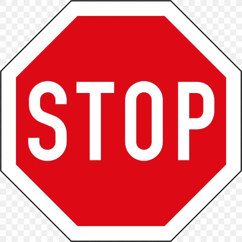 Stop Sign Traffic Sign Clip Art, PNG, 1200x1200px, Stop Sign, Area, Brand, Document, Driving Download Free