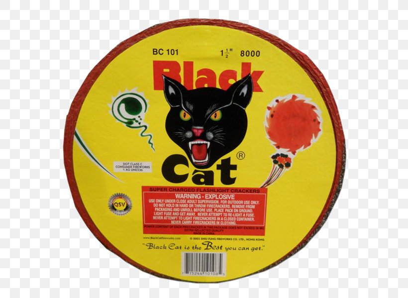 Black Cat Fireworks Ltd. Firecracker Consumer Fireworks, PNG, 600x600px, Black Cat Fireworks Ltd, Black Cat, Cat, Cat Like Mammal, Consumer Fireworks Download Free